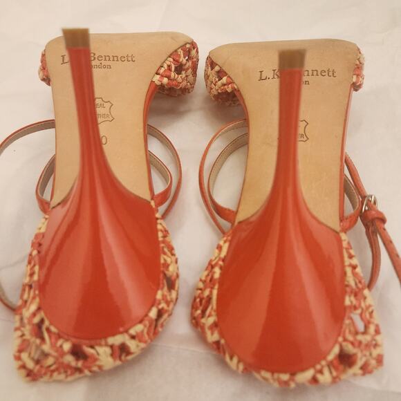 L.K. Bennet Azure Macrame Sandals -40 - Picture 8 of 9